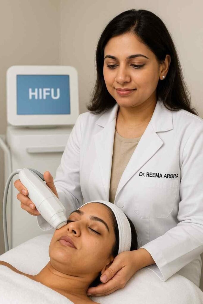 HIFU for skin tightening
