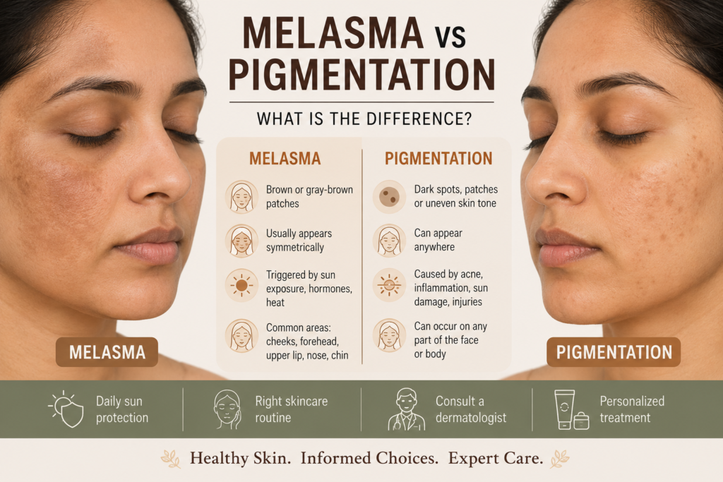 Melasma vs Pigmentation – South Delhi