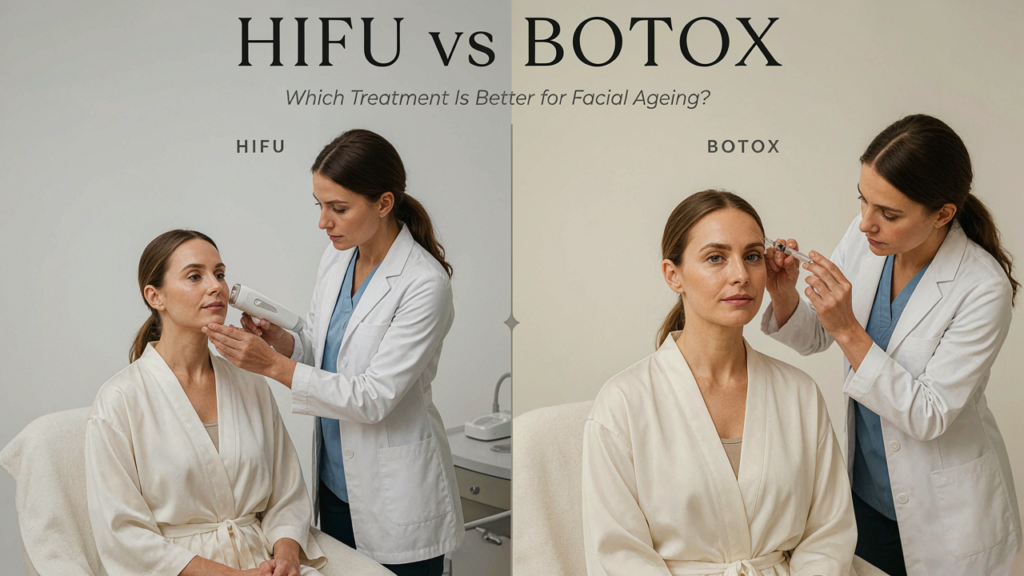 HIFU vs Botox: Which Treatment Is Better for Facial Ageing?