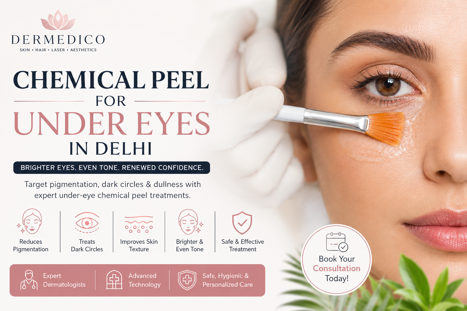 chemical peel for under eyes in Delhi