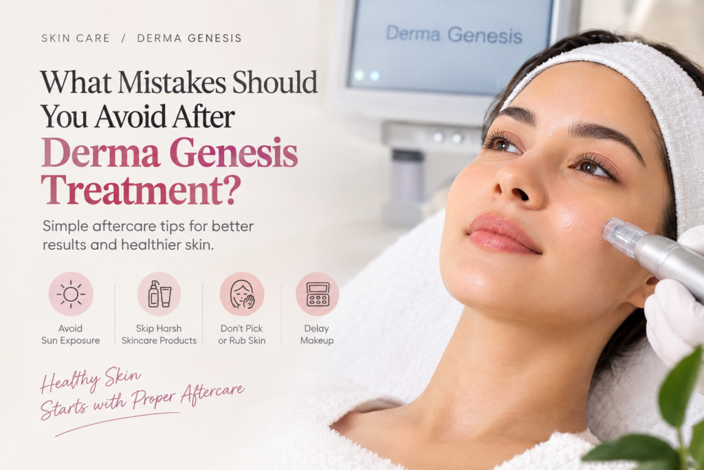 What Mistakes Should You Avoid After Derma Genesis Treatment?