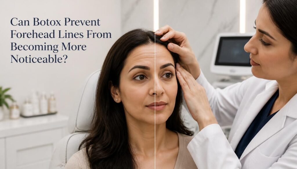 Can Botox Prevent Forehead Lines From Becoming More Noticeable?