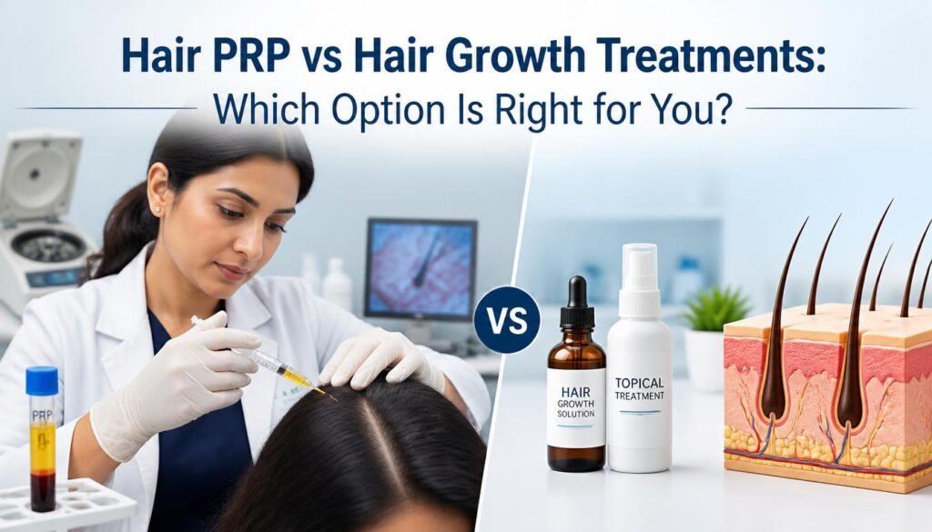 Hair PRP vs Hair Growth Treatments: Which Option Is Right for You?