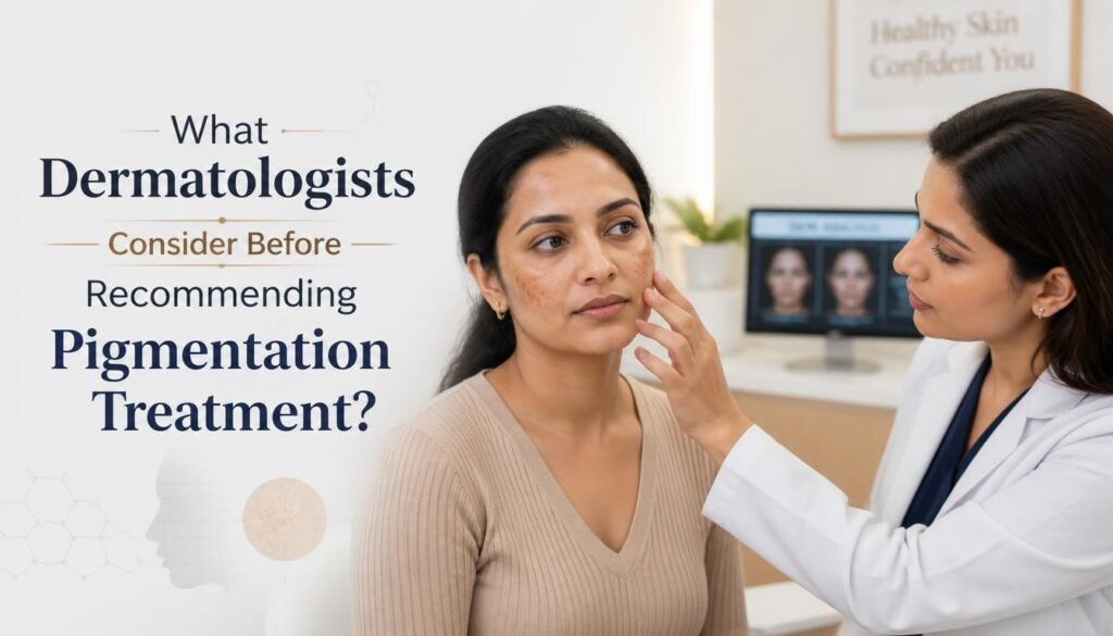 What Dermatologists Consider Before Recommending Pigmentation Treatment?