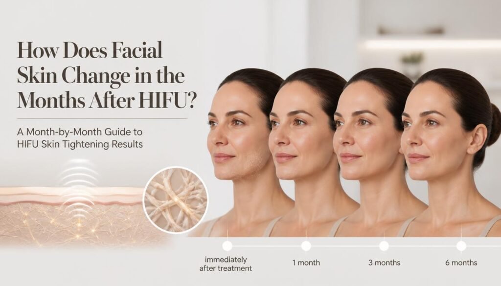 How Does Facial Skin Change in the Months After HIFU?