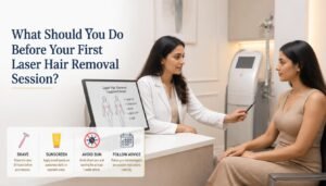 Laser Hair Removal Session