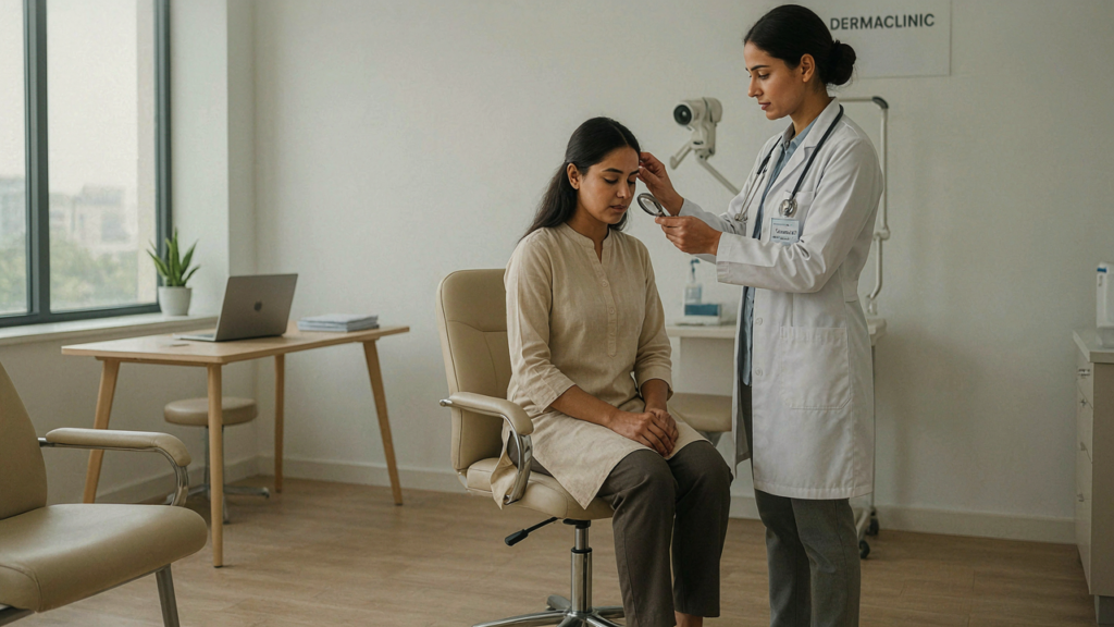 Hair PRP consultation for hair loss in South Delhi
