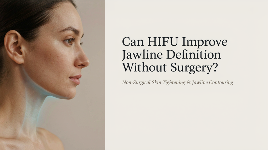 Can HIFU Improve Jawline Definition Without Surgery?