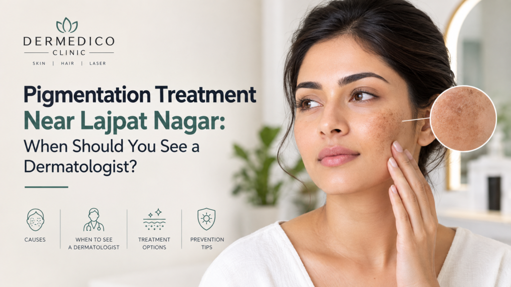 Pigmentation Treatment Near Lajpat Nagar: When Should You See a Dermatologist?
