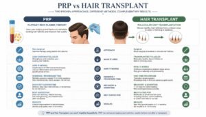 PRP vs Hair Transplant