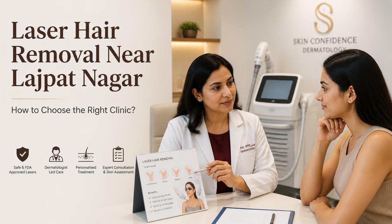 Laser Hair Removal Near Lajpat Nagar